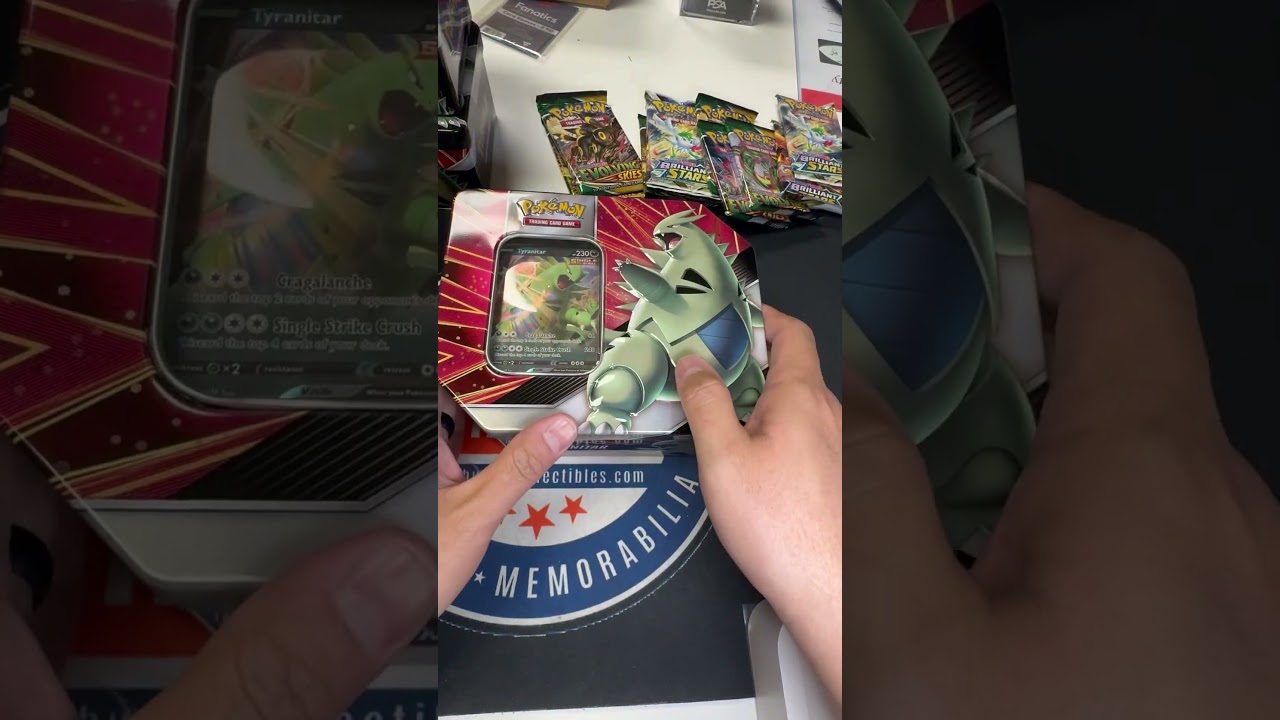 Opening the re released 2025 Tyranitar Empoleon Pokemon V Tins