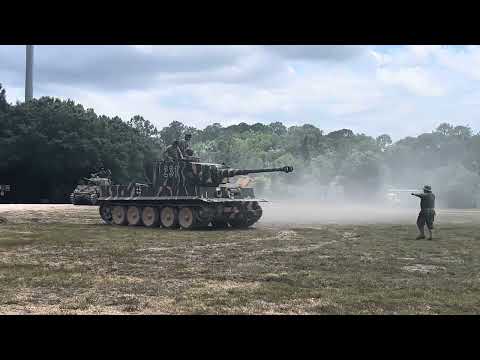 Saving Private Ryan Tiger I on the move Volusia Valor Days 2024 @WW2Armor