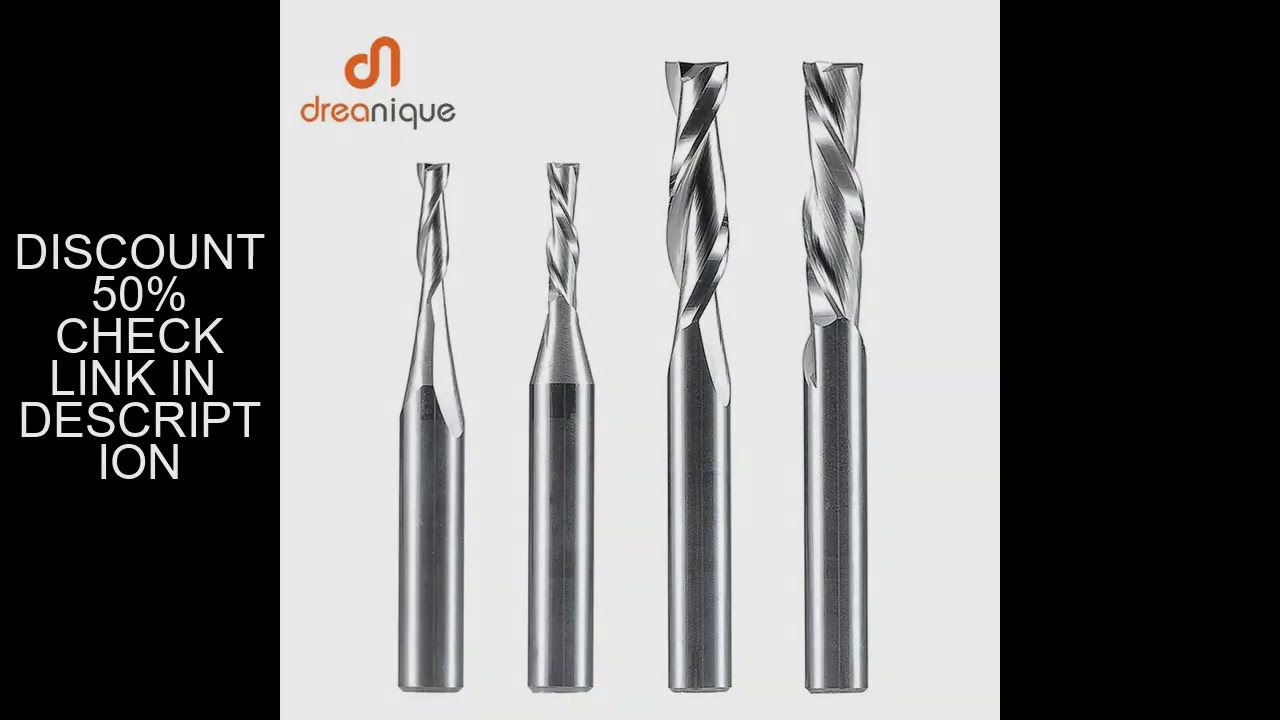 inch size UP Cut DOWN Cut Two Flutes carbide Spiral router bit 3.175mm 6.35 mm,CNC Router, Compressi