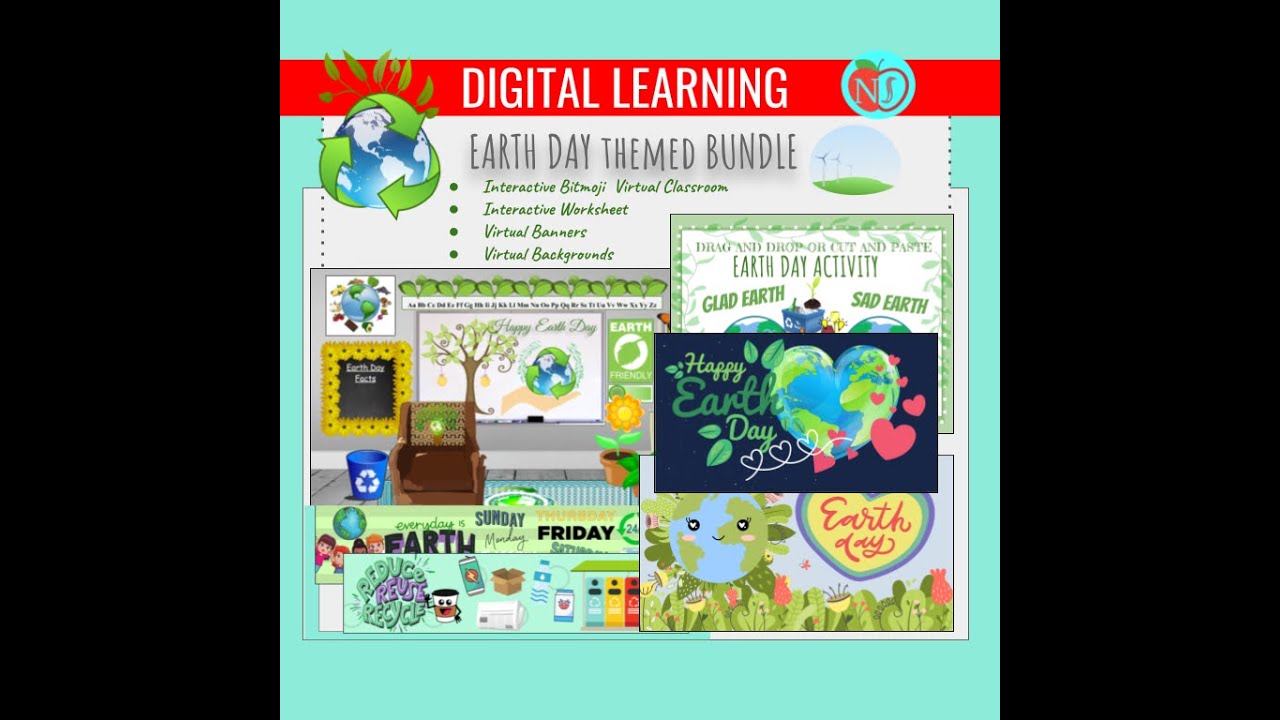 EARTH DAY CLASSROOM RESOURCES | Digital Learning BUNDLE | Virtual ...