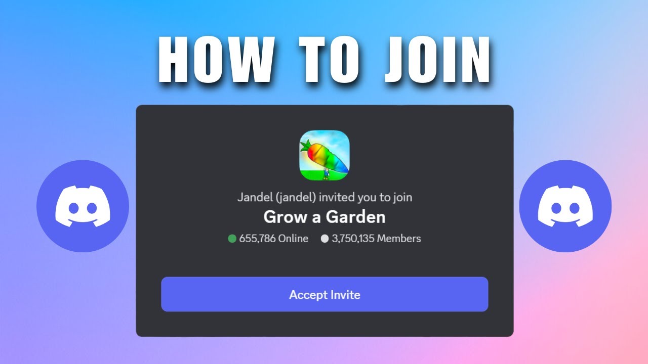 How To JOIN Grow A Garden Roblox Discord Server 2026 YouTube 