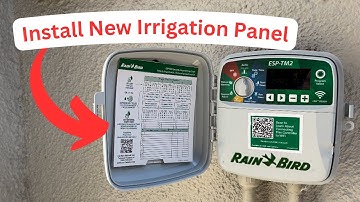 How to Replace Irrigation Control Panel | Rain Bird ESP-TM2 6 Station Outdoor Controller