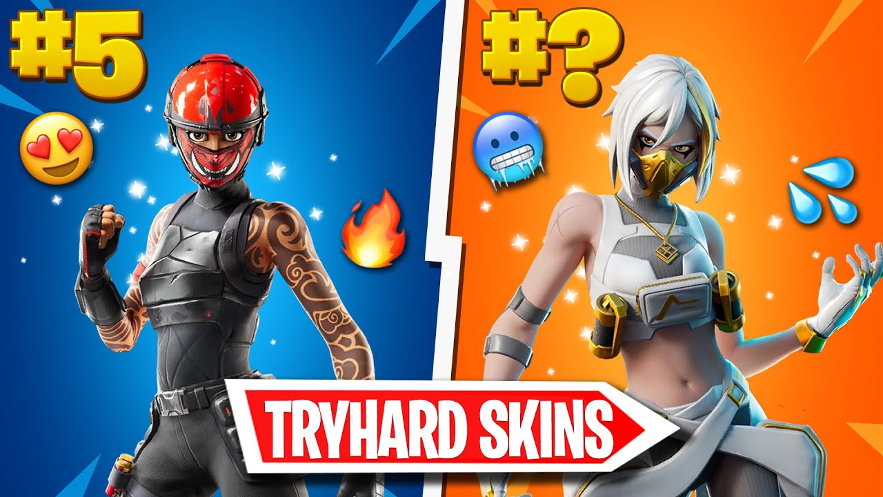 10 Most TRYHARD Skins In Fortnite! (Chapter 2 Season 3) - YouTube