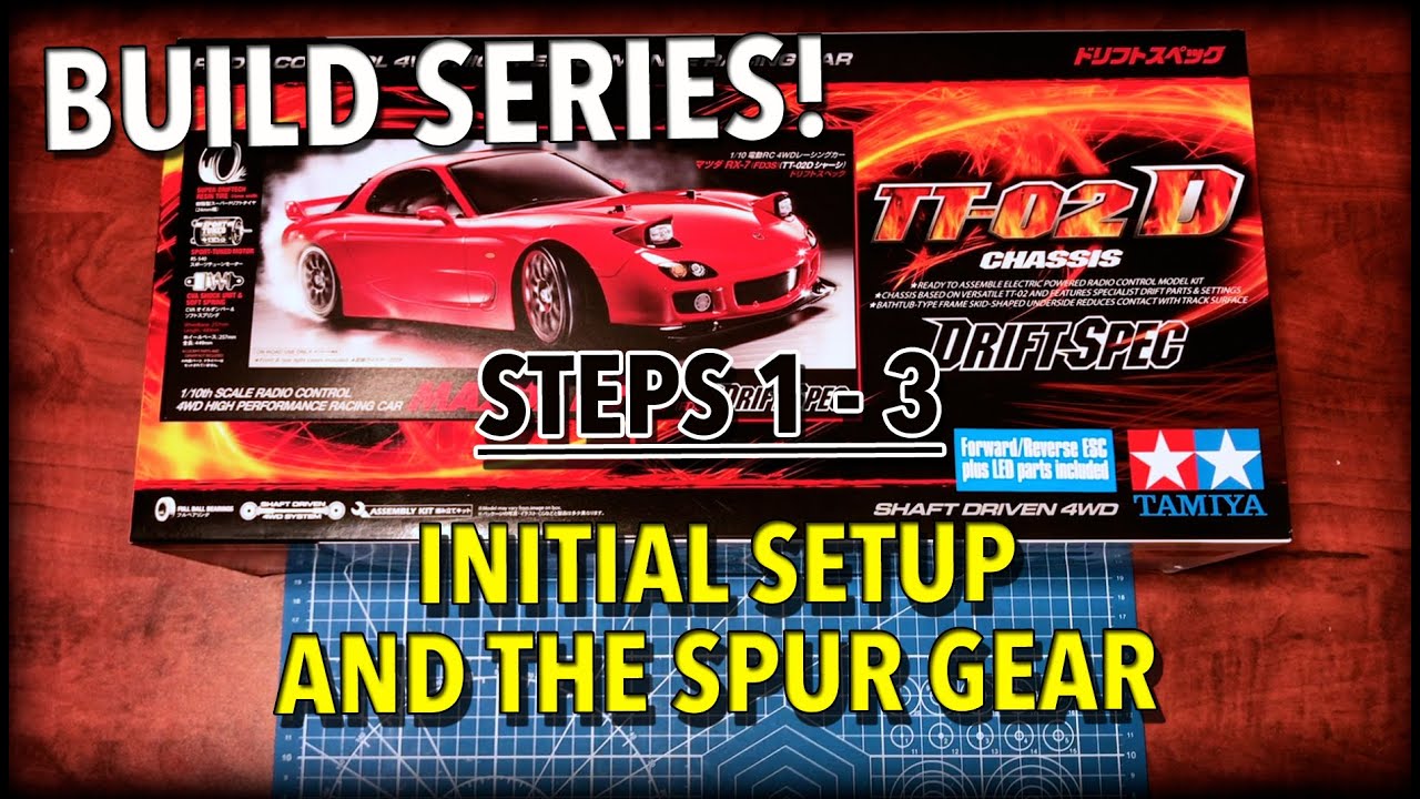 Mazda RX7 TT02D Build Series! - Steps 1 to 3 - Initial