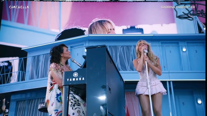 Norah Jones Joins Sabrina Carpenter Onstage For Performance Of During Coachella Weekend Two