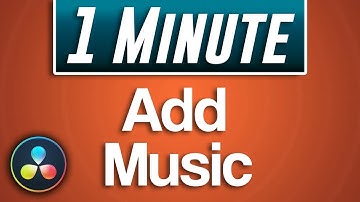 Davinci Resolve - How to Add Music to Video