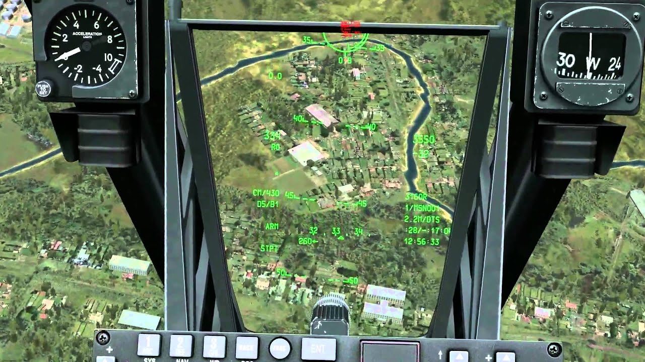DCS A-10C - Defensive Air to Air, CAS, Damaged Landing - DCS A-10C - Defensive Air to Air to CAS and heavily damaged landing
