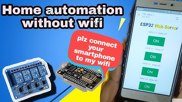 Control appliances using esp32 / esp8266 in  AP mode (without internet)
