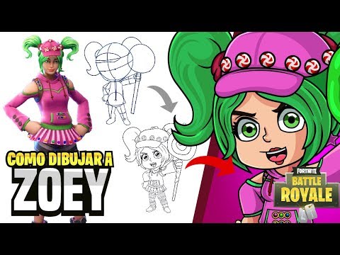 Godialy » Como dibujar a Zoey de Fortnite estilo chibi Tutorial  Full download