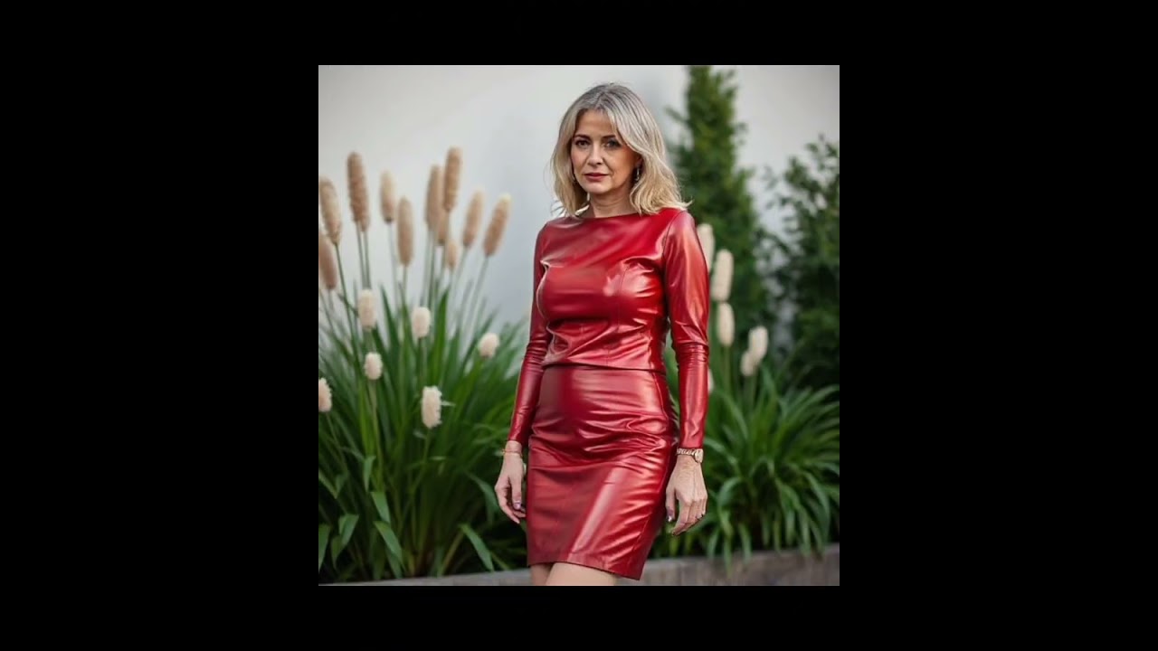 Most Stylish &Elegant Office Wears Leather Mini skirts outfits for working women's// leather skirts