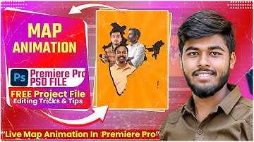 Map Animation Tutorial in Premiere Pro Motion Graphics Effect Easy Map Animation Effect Chetan Baste