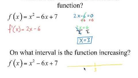 Critical Numbers and Increasing or Decreasing