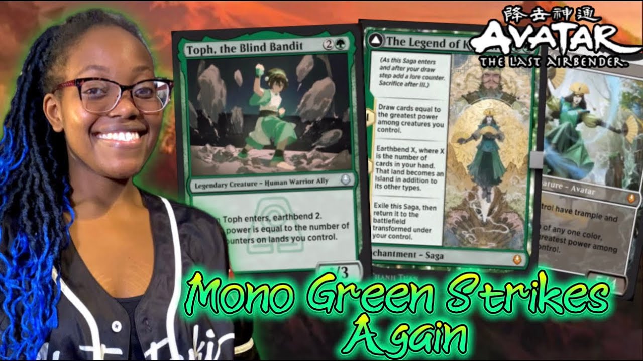 EARTHBENDING Unleashed! Mono-Green Avatar x Final Fantasy Deck DOMINATES!