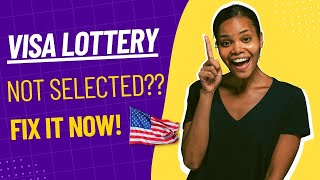 DV LOTTERY RESULT CHANGE/FIX 20233