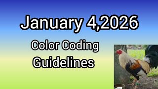 January 4,2026 Color Coding guidelines 