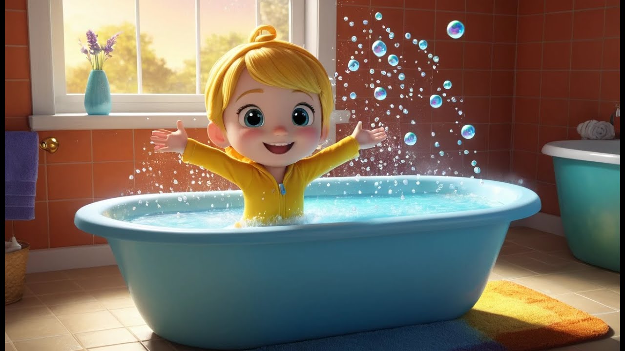 Splish, Splash, A Rainbow Bath | Fun Water Song for Kids | Interactive Nursery Rhyme