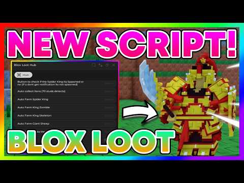 [W3] Blox Loot Script GUI (AUTOFARM, KILL AURA, GODMODE, AND MORE) *NO KEY*
