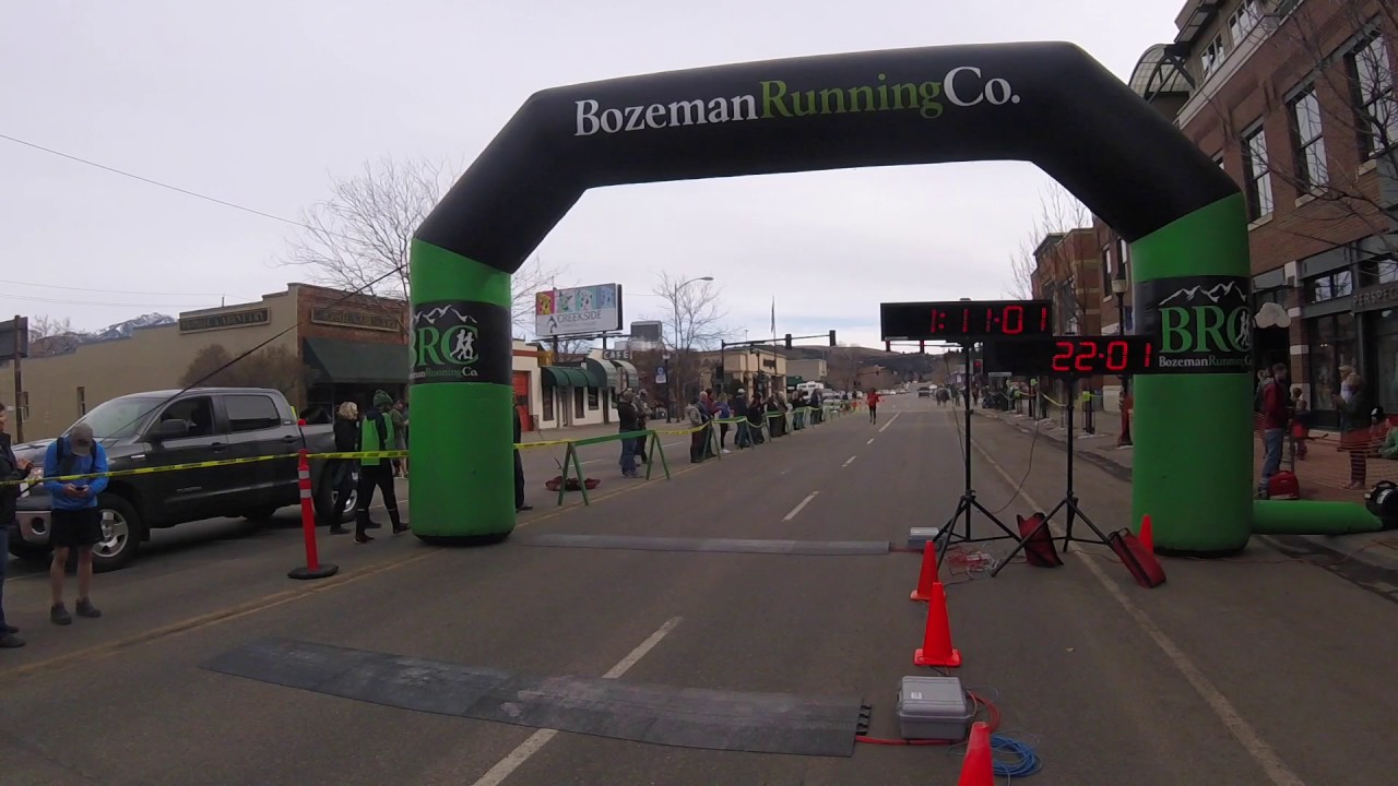 That Was Close - Bozeman MT 2017 Run To The Pub Half Marathon 1st place finisher