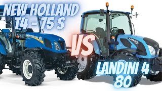 NEW HOLLAND T4 - 75 S VS LANDINI 4 80 #top #tractor #newholland #landini