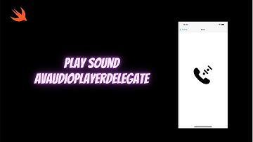 How to play sound in swift? | AVAudioPlayerDelegate | iOS 14.0