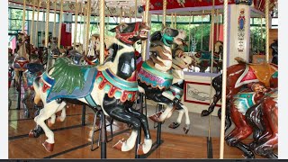 Columbus Zoo Carousel KingKeilani Ride Black PATTERN Horse 1914 2024⃣