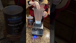 Frozen Hot Chocolate 🍫 RECIPE on dinnerin321.com #chocolate #hotchocolaterecipe #frozen