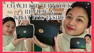 COACH KIP TURNLOCK CROSSBODY BAG REVIEW & FIRST IMPRESSIONS – WHAT