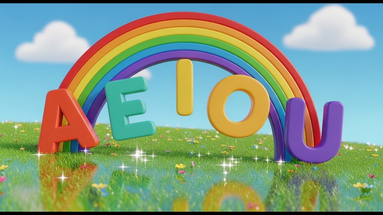 My First Vowel Song A E I O U | Vowels for Kids | Phonics Vowel Song ...
