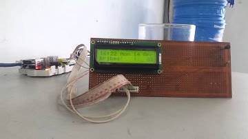 Display BBC RSS feed, temperature on LCD 16x2