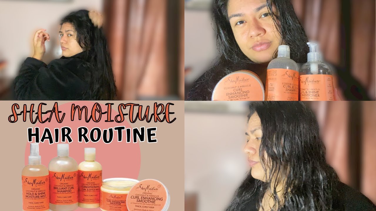 HOW TO USE SHEA MOISTURE PRODUCTS | SHEA MOISTURE HAIR ROUTINE | SHEA ...