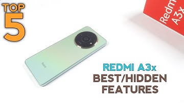 Redmi A3x Top 5 Best/Hidden Features | Tips and Tricks Of Redmi A3x