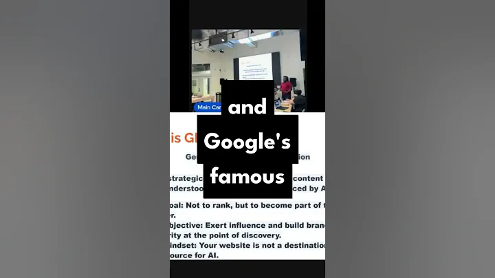 🌟 AI MASTERCLASS: The Future of SEO - Introducing Generative Engine Optimization