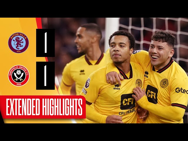 Aston Villa 1-1 Sheffield United | Extended Premier League highlights