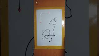 one Line Drawing Easy Simple Line Drawing Cat 🐈🐈😺 #drawing #art #onelinedrawing #cat #kidsart #love