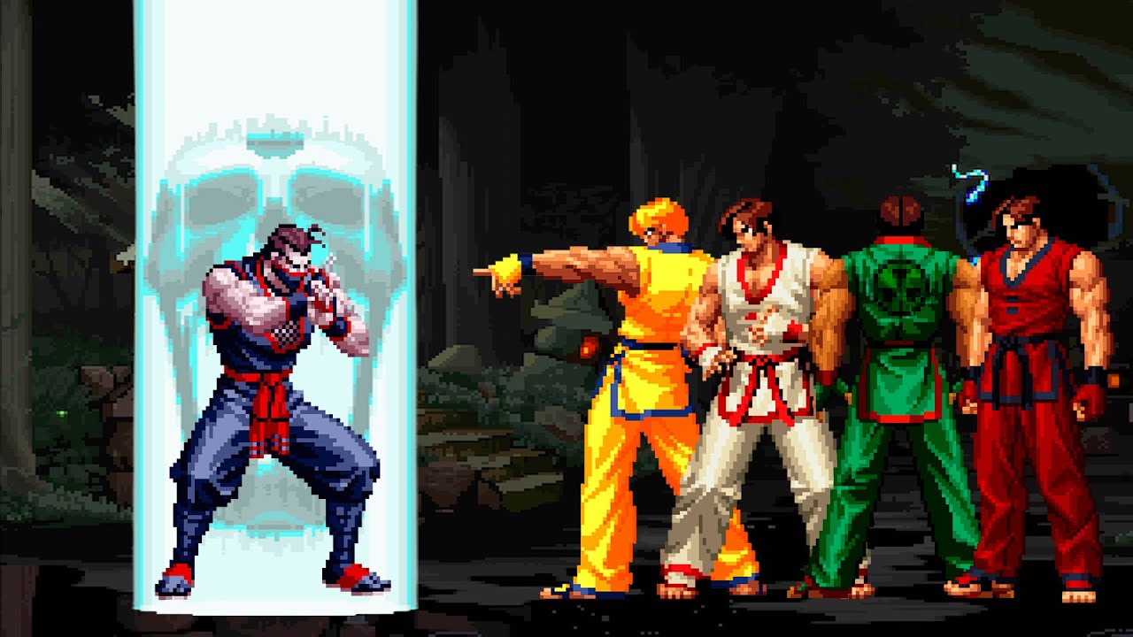 [KOF Mugen] Eiji Souei vs Kim Kaphwan Team