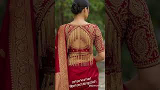 Latest Blouse Back Neck Design 2026 ❤️/Stylish Back Neck Blouse Design Ideas ✨#blousedesign #shorts