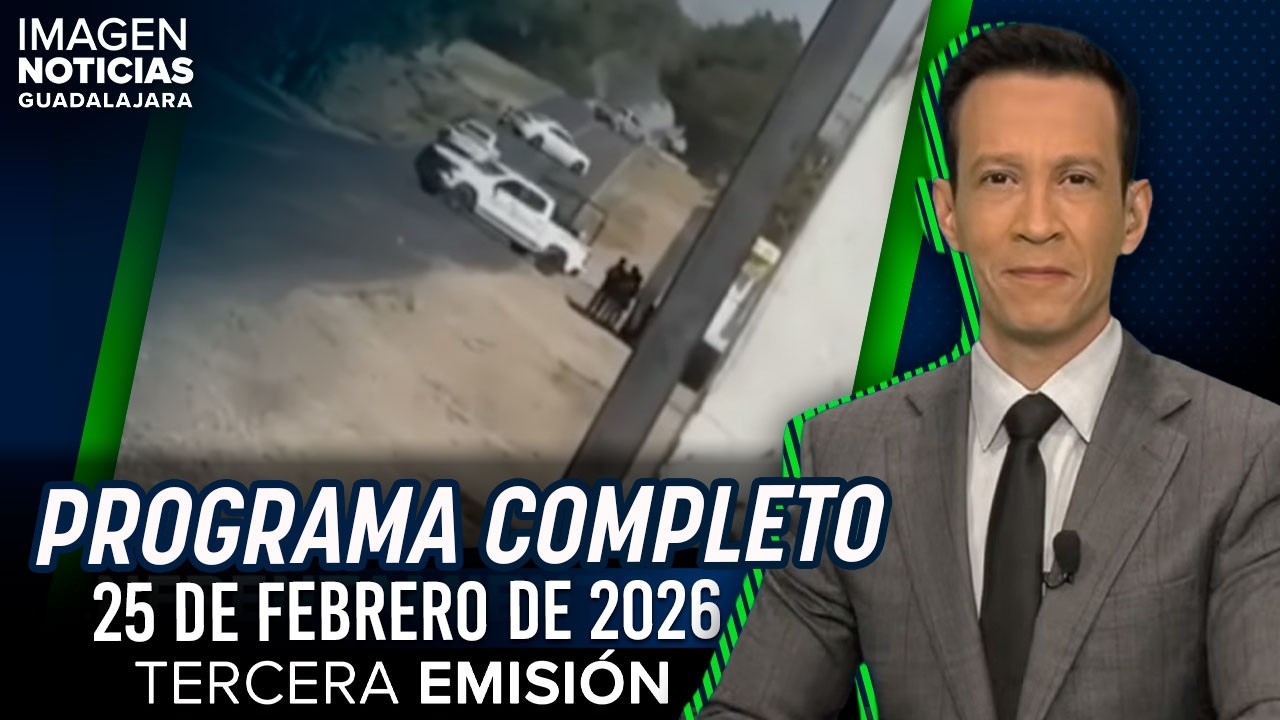 Imagen Noticias GDL con Ricardo Camarena | Programa completo 25 de febrero 2026