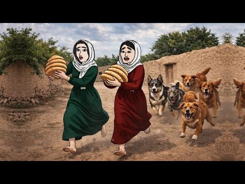 رحنا لبيت عمي نجيب خبز و هاجمننا كلاب القريه قرية جدتي 5