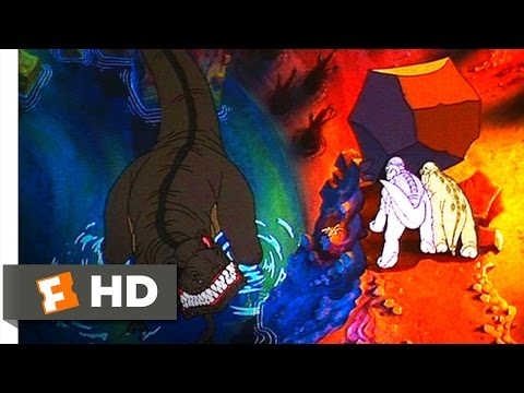 The Land Before Time (9/10) Movie CLIP - Petrie Saves His Friends From Sharptooth (1988) HD