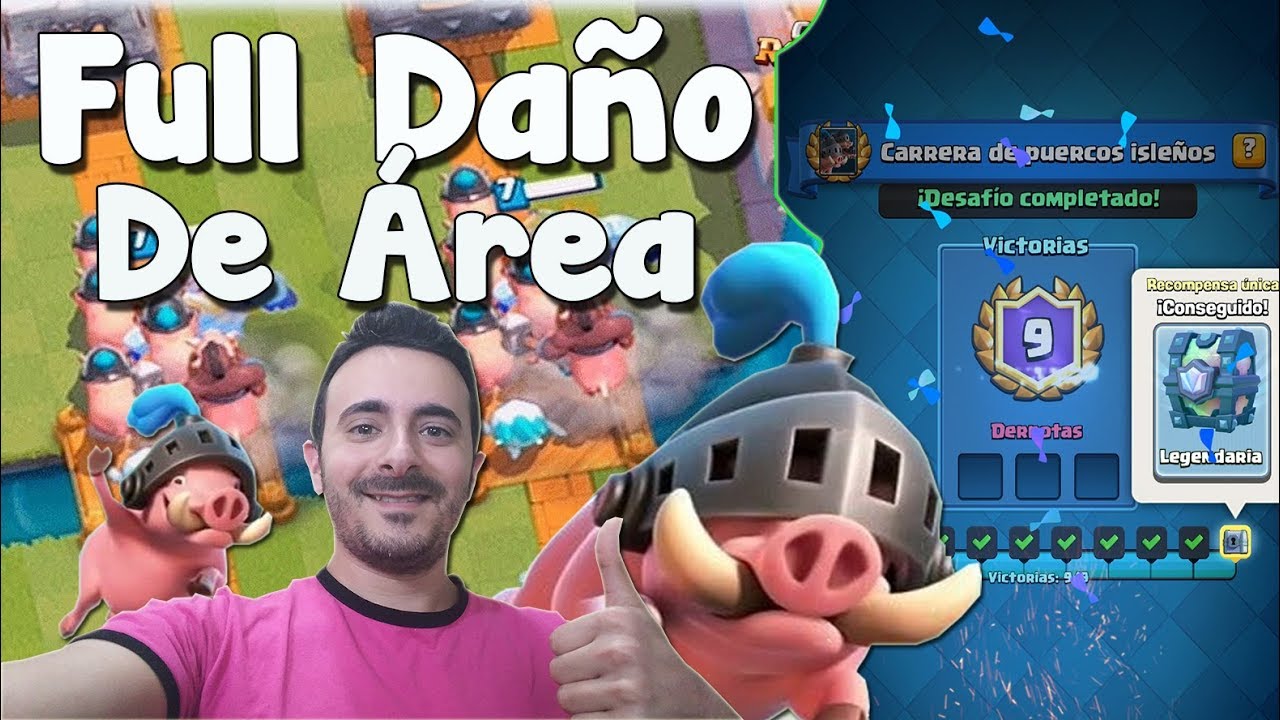 😁DESAFÍO DE CARRERA DE PUERCOS ISLEÑOS😁 4 TOKENS Y 1 LEGENDARIA!!! | Ione  - Clash Royale - YouTube