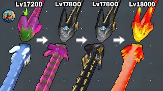 🔥 Snake Clash Evolution! From Lv17200 to Lv18000 – Ultimate Boss Battle💥 #332