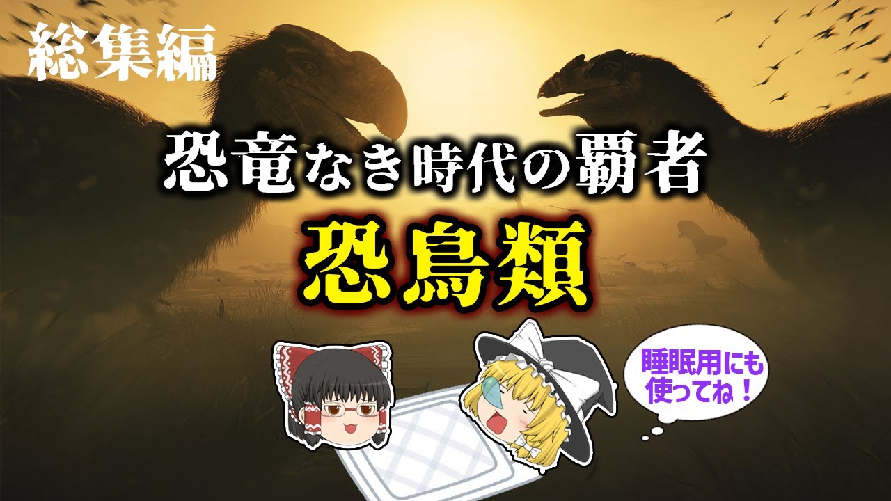 【睡眠用・ゆっくり解説】恐竜の遺志を継いだ鳥たち｜“恐鳥類”が支配した時代の記録【広告最初のみ　途中広告なし】