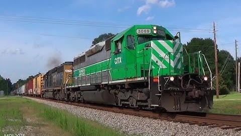 HD: CITX 3069 leads CSX M617-14 in Hogansville, GA