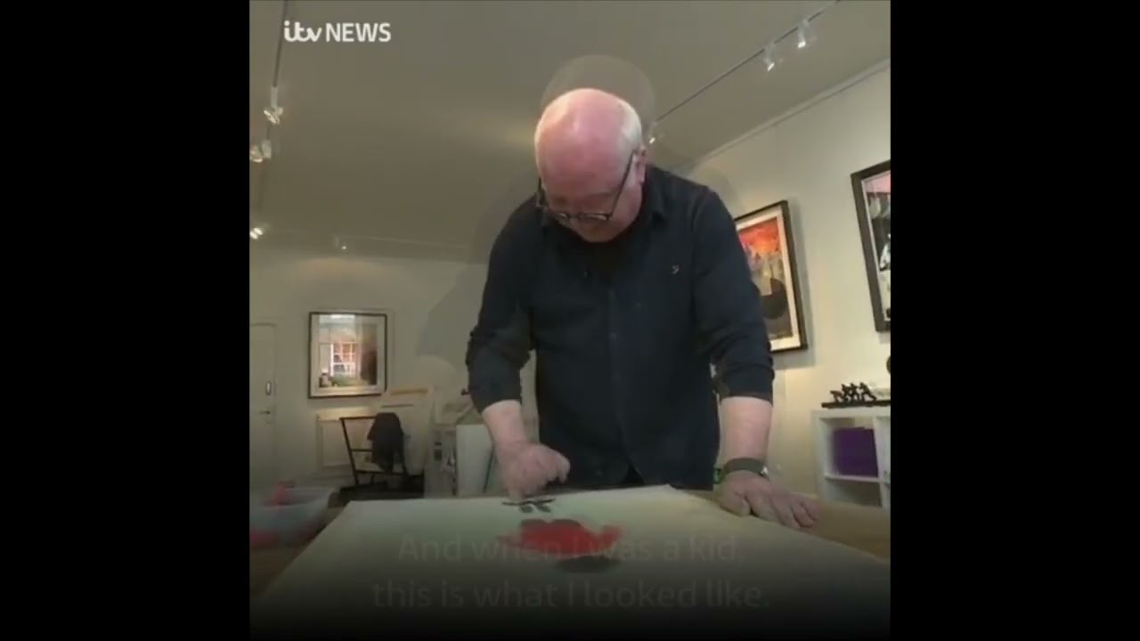 Mackenzie Thorpe Live Painting on ITV