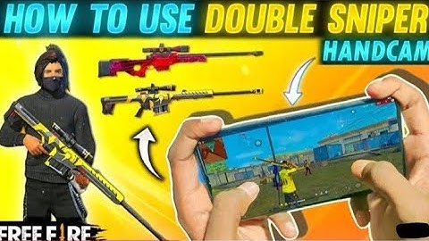 How to Use 2 Awm with Biometric  Scope || New Tips and Trick || How to use Double sniper hadcam