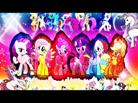 Праздничная открытка, раскраска . I draw a children's Christmas video card.MLP