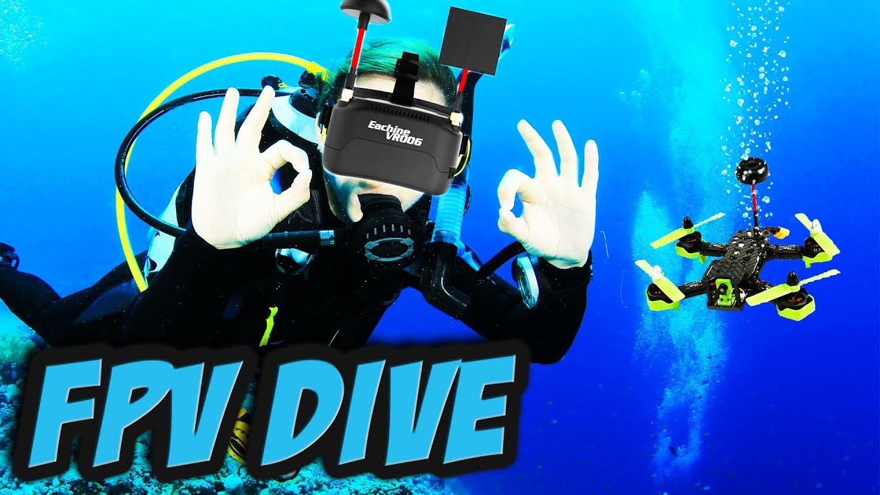 ✔ Ныряем на гоночном квадрокоптере! HD RAW [FPV DIVE]