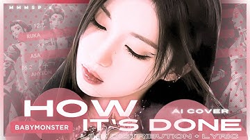 [ BABYMONSTER AI COVER || MMMSP.s ]  HOW IT