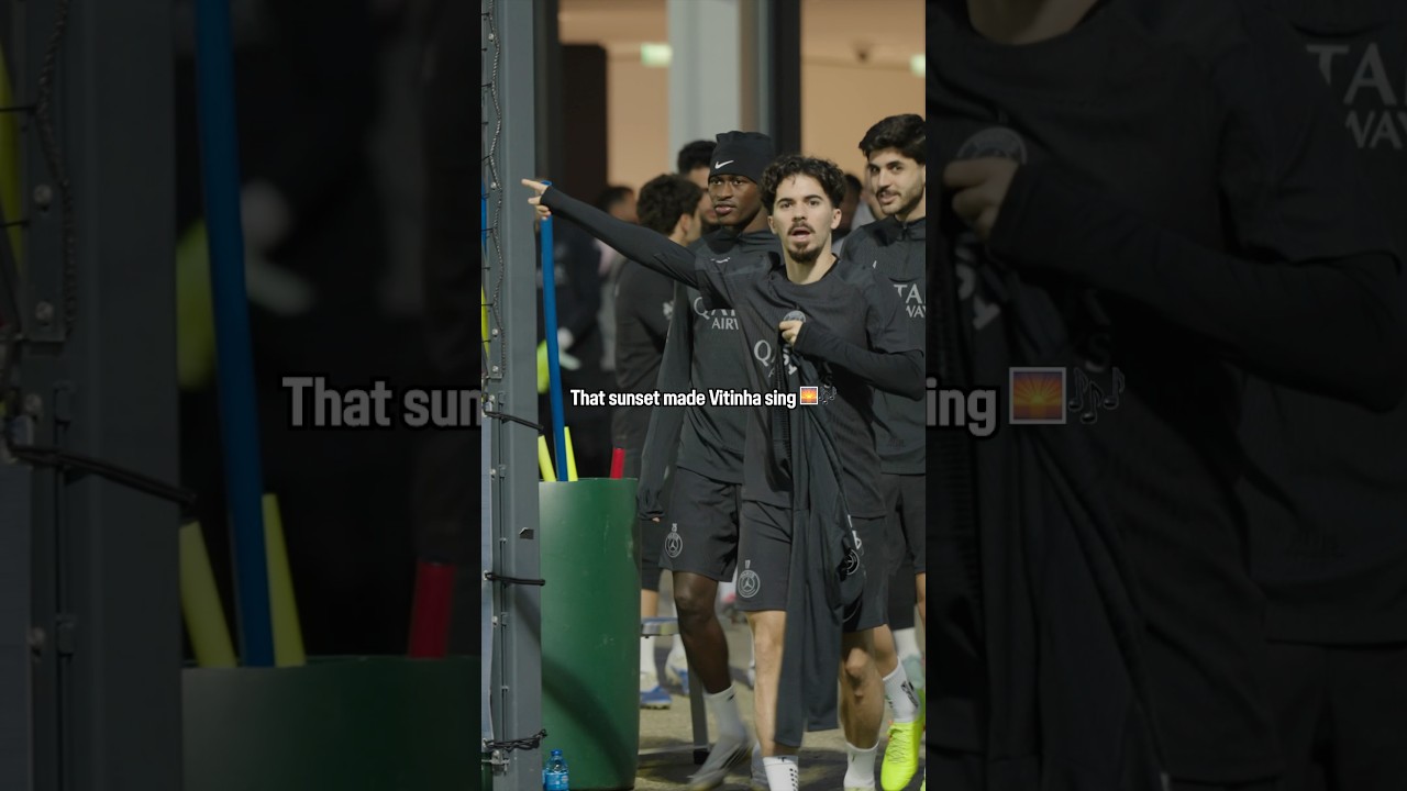 Didn’t know you could sing, Vitinha 👀