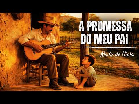 A PROMESSA DO MEU PAI | Moda de Viola que Toca o Coração (Pai e Saudade)